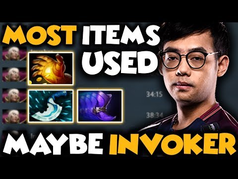 AGAIN MAYBE INVOKER | WAS HE INSPIRED TO PLAY INVOKER OR TRANING WITH IT? - Dota 2 Invoker