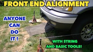 Auto Front End Alignment Made Easy. Do it yourself.