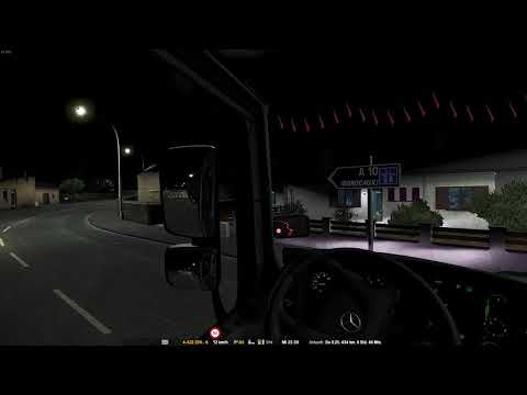 ets2 Actros MP3 1846 EEV Leerfahrt von Bourges - Nantes