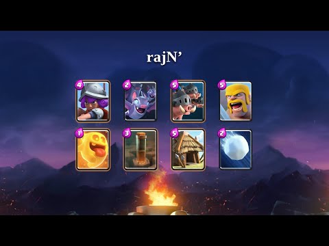 rajN’ | Royal Hogs deck gameplay [TOP 200] | August 2020