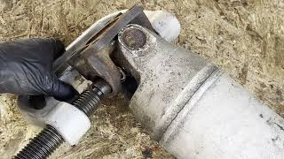 How to replace a Drive Shaft U-Joint on a ram 1500 and most other vehicles! Vibration FIXED!