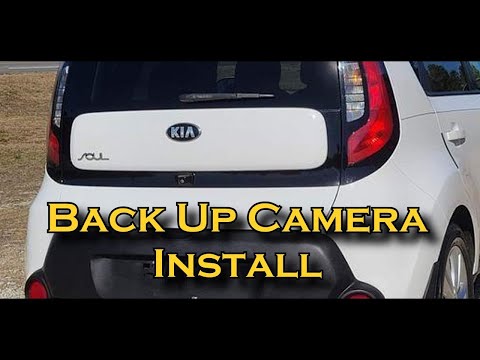 KIA SOUL Back Up Camera Install