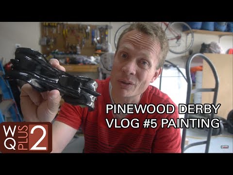 Trying not to lose the Pinewood Derby Part 5 - Painting