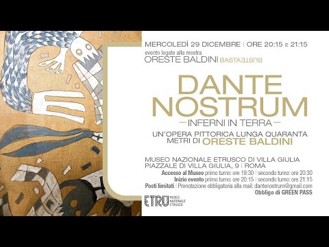 IL RACCONTO DI DANTE NOSTRUM  INFERNI IN TERRA Museo ETRU 29 12 21