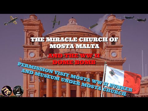 PERMISSION EXPLORE WW II BUNKER UNDER MOSTA CHURCH MALTA