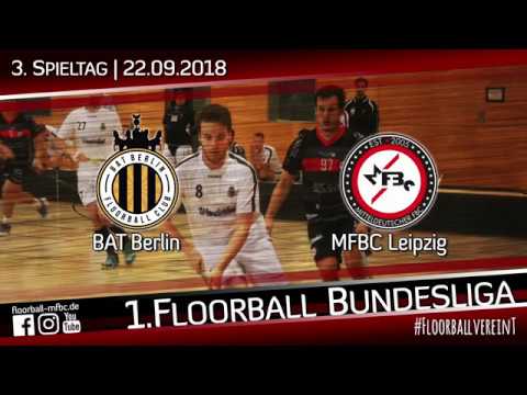 HL: BAT Berlin - MFBC Leipzig / 2:4 / 3. Spieltag / 1. Floorball Bundesliga Saison 2018/19