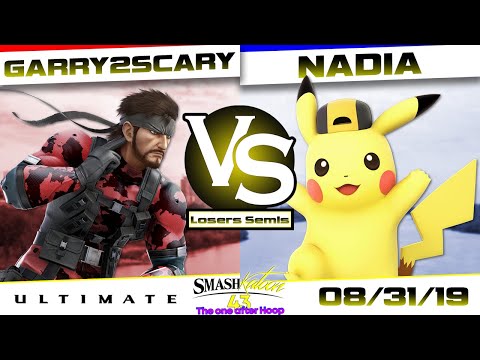 Garry2Scary (Snake, PT) vs. NadiA (Pikachu) - Losers Semis - Smashkatoon 43