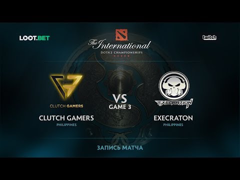 Clutch Gamers vs Execration, Game 3, The International 2017 SEA Qualifier