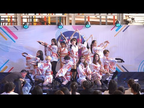 181118 HEEH cover La Vie en Rose (IZ*ONE) + favOriTe (LOONA) + Dr.Feel Good (Rania) @ The Nine