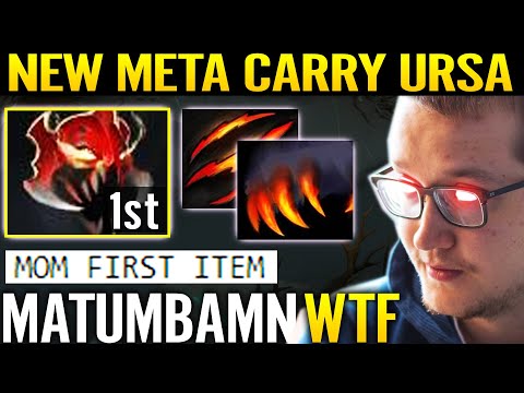 🔥  NEW STYLE Ursa MoM 1st Item - MATUMBAMAN WTF New Meta Secret Carry 7.29c Dota 2 Pro Guide