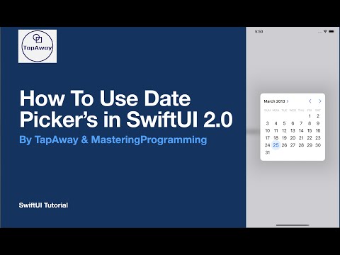 How to use Date Pickers in SwiftUI 2.0 With Date Formatting!!