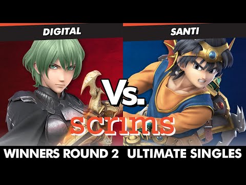 Scrims Showdown 46 - Digital (Steve, Byleth) Vs. SANTI (Hero) SSBU Ultimate Tournament
