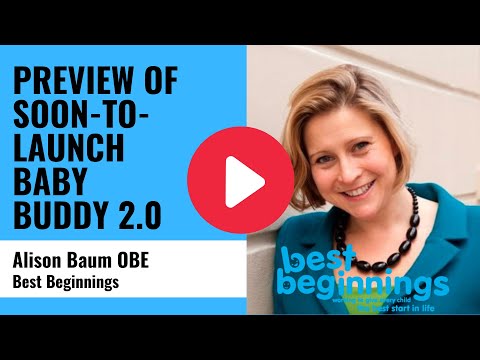 Alison Baum OBE - Preview of soon-to-launch Baby Buddy 2.0