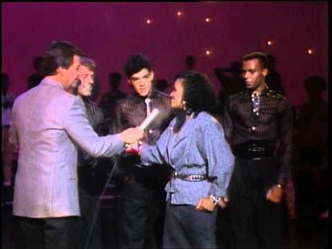 Dick Clark Interviews Rebbie Jackson - American Bandstand 1986