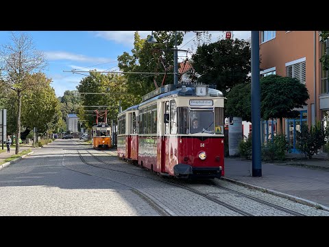130 Jahre Straßenbahn Naumburg Führerstandsmitfahrt im Rekowagen