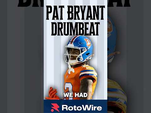 Thumbnail for Denver WR Pat Bryant is moving up fantasy football draft boards