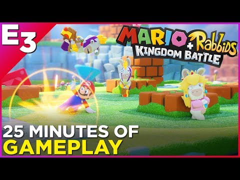 25 Minutes of Mario + Rabbids Kingdom Battle Gameplay @ E3 2017 thumbnail