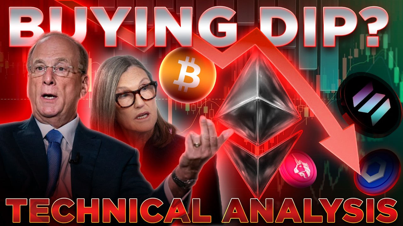 Blackrock Buying Dip?🚨Crypto Technical Analysis @TimWarrenTrades