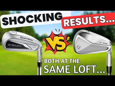 STEALTH HD vs P7MC - SAME LOFT TEST - Is a Game Improvement Iron That Much More Forgiving??