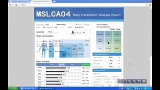 HD Operation video of military body fat calculator MSLCA04