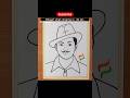 Bhagat singh drawing #bhagatsingh Independence day drawing