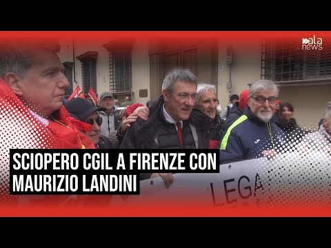 Sciopero Cgil, corteo a Firenze con migliaia di persone e Landini