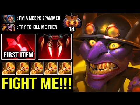 RAID BOSS 7.23F META SOLO MID TIMBER Even 8K Meepo Spammer Can't Kill with First Item Bloodstone