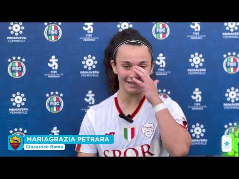 Milan-Roma, il commento della giallorossa Mariagrazia Petrara | Primavera Femminile 2022/23