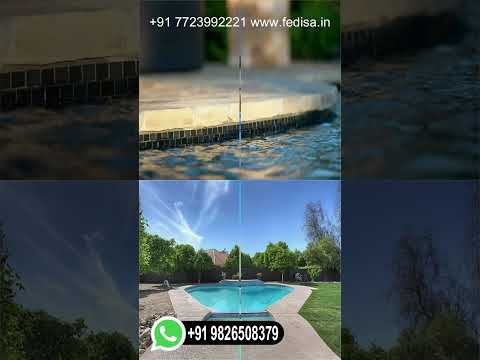 オリジナルのスイミングプール - 素晴らしいデザインを作成するためのアイデアとヒント!  庭園