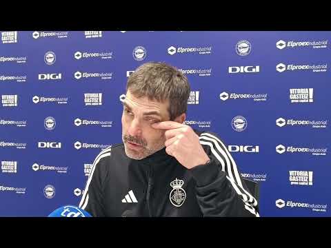 Rueda de prensa de Ramsés Gil posterior al encuentro entre el Alavés B y el Real Unión.
