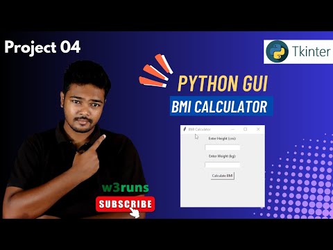 Build A Bmi Calculator In Python Python Gui Project Tutorial