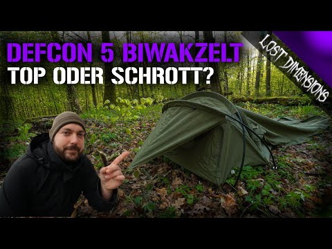 DEFCON 5 BIWAKZELT TOP oder SCHROTT🤔 - Outdoor Ausrüstungs Langzeittest