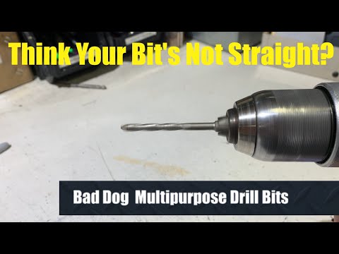 Think Your Drill Bit's Not Straight? | Bad Dog Multipurpose Drill Bits