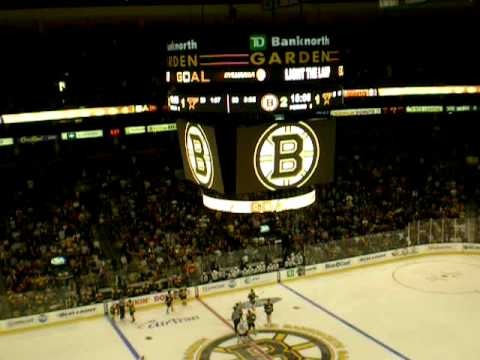 Stars @ Bruins, 1-2 celebration (Nov 1, 2008)