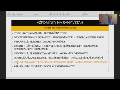 MUDr. Peter Pöthe: Vztah jako trauma