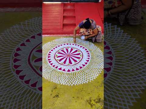 Daily muggulu design | latest morning kolam design | Easy rangoli design|  #rangoli #muggulu #kolam