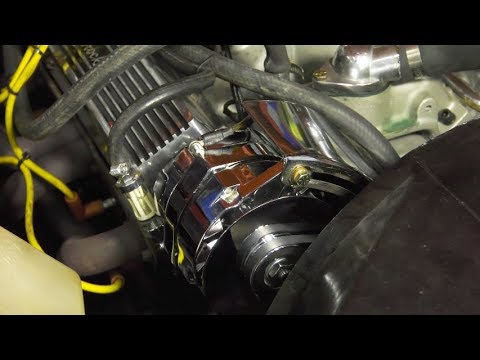 High Amp Alternator Installation