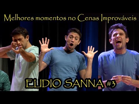 Melhores momentos Elidio Sanna no Cenas Improváveis #3