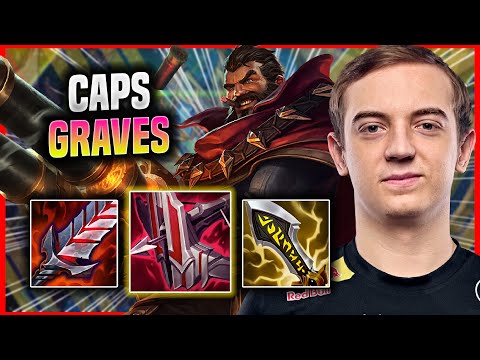 CAPS TRIES SOME GRAVES! - G2 Caps Plays Graves TOP vs Akshan! | Preseason 2022