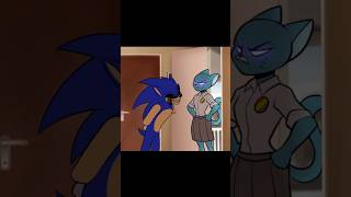 Download lagu Nicole vs Sonic.exe #animation #theamazingworldofgumball #tawog mp3