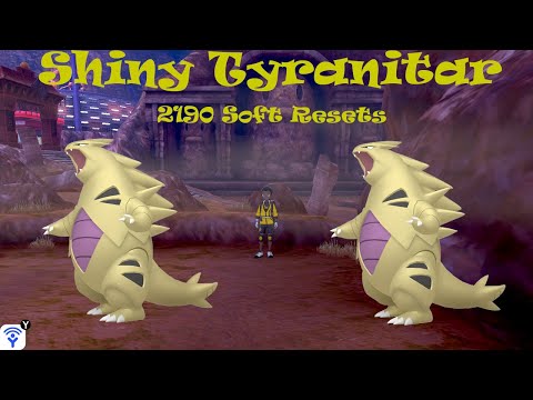 SHINY TYRANITAR AFTER 2190 SR | Pokemon Sword/Shield