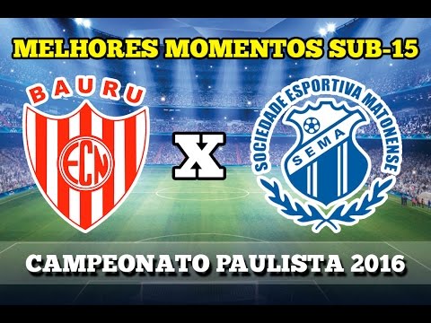Noroeste 7 x 0 Matonense - Campeonato Paulista 2016 sub-15