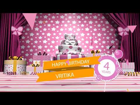 Vritika khante 4th birthday