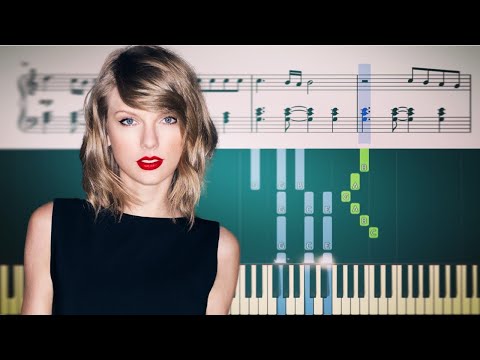 Taylor Swift - august - Piano Tutorial + SHEETS