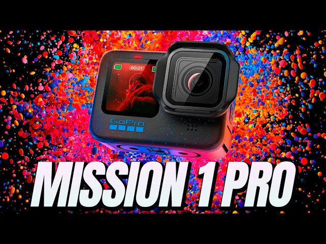 Vídeo relacionado con GoPro Mission 1 Pro Grip Edition - Incluye cámara Mission 1 Pro, empuñadura compacta, batería Enduro 2, Estuche de Transporte y Parasol Desmontable