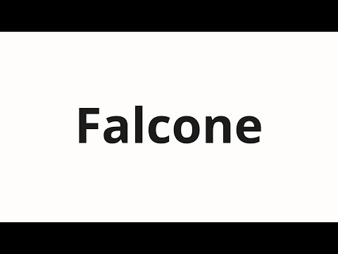 How to pronounce Falcone