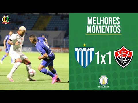 AVAÍ 1 X 1 VITÓRIA - SÉRIE B - MELHORES MOMENTOS - 34ª RODADA