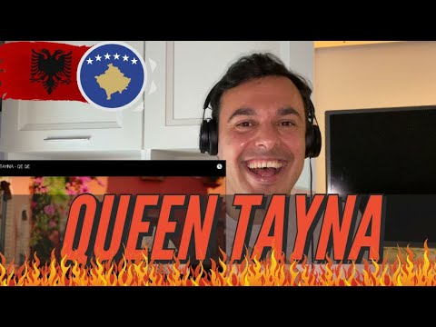 Italian Reaction to TAYNA - QE QE /  Queen Tayna is on  🔥🔥🔥🔥🔥🔥🔥🔥🔥🔥🔥🔥 Albanian Music 🤯