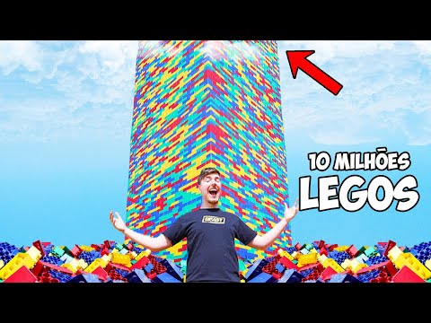 Construí a Maior Torre de Lego do Mundo!