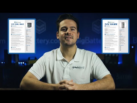 BATTERY SPECS || BigBattery Spec Sheets